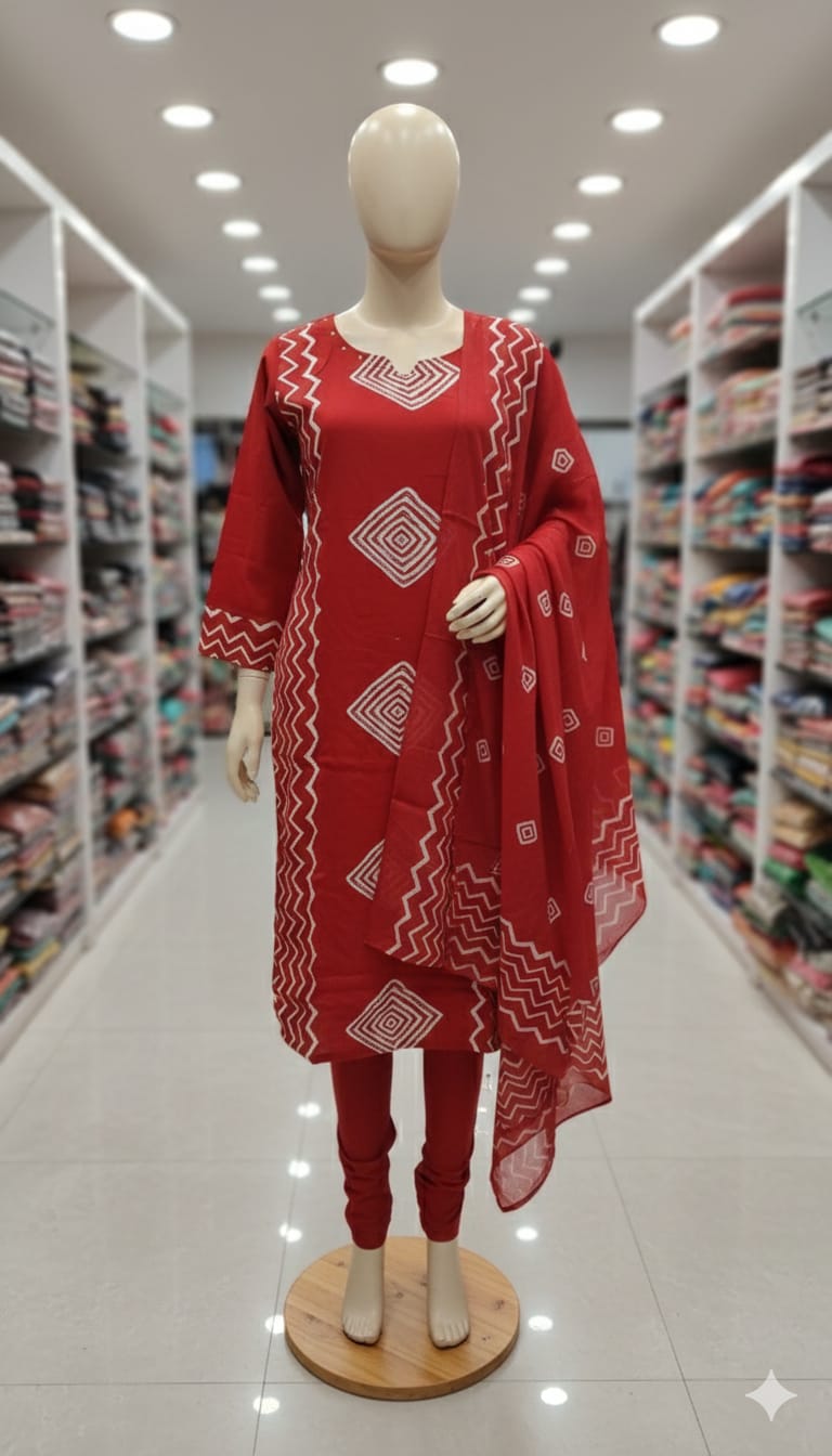 PLUS SIZE 3PCS KURTHI SETS
